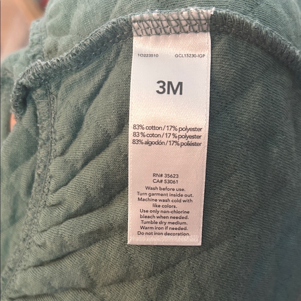 Carter's Baby Quilted Green Vest - Picture 4 of 4
